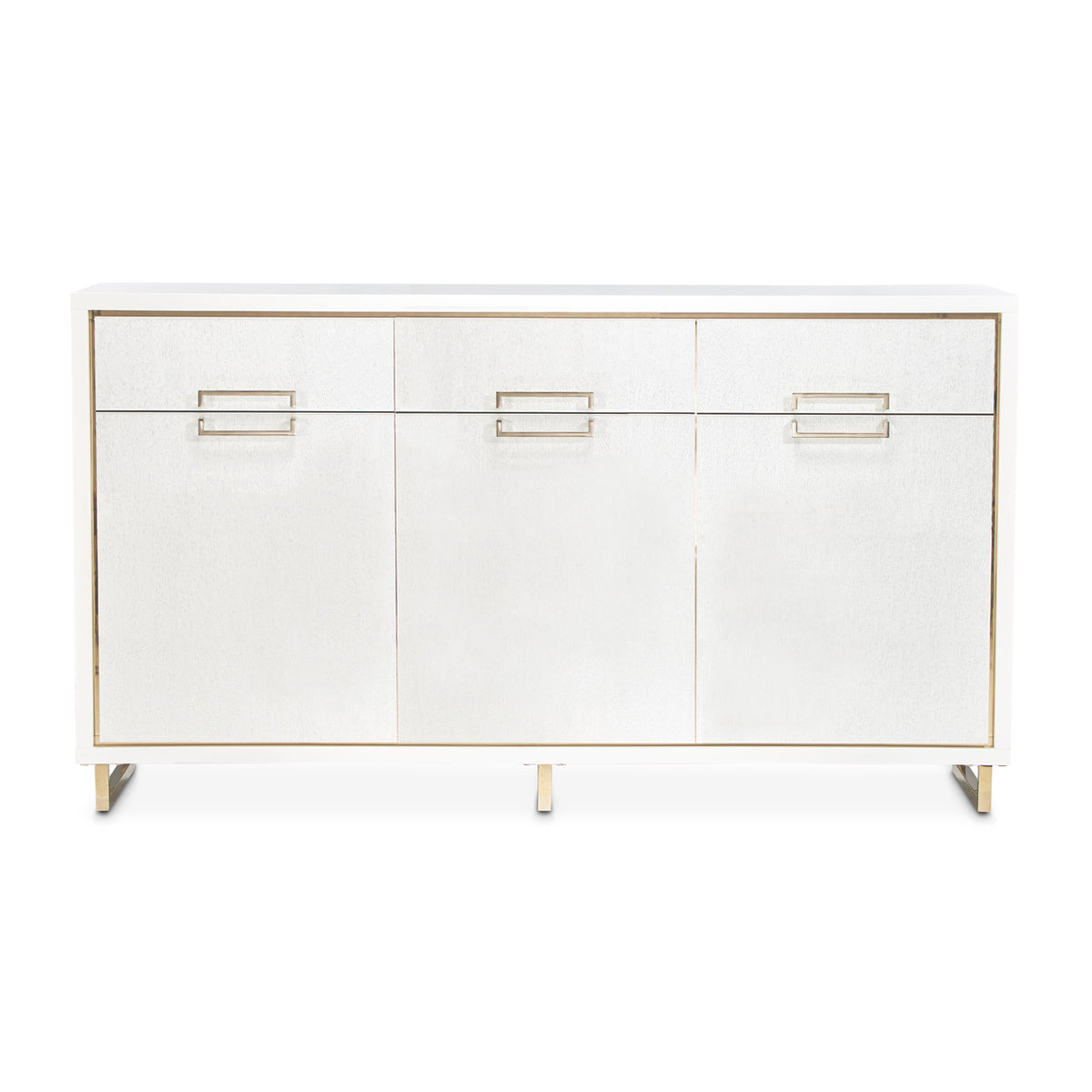 Michael Amini Palm Gate Palm Gate Sideboard Clould White