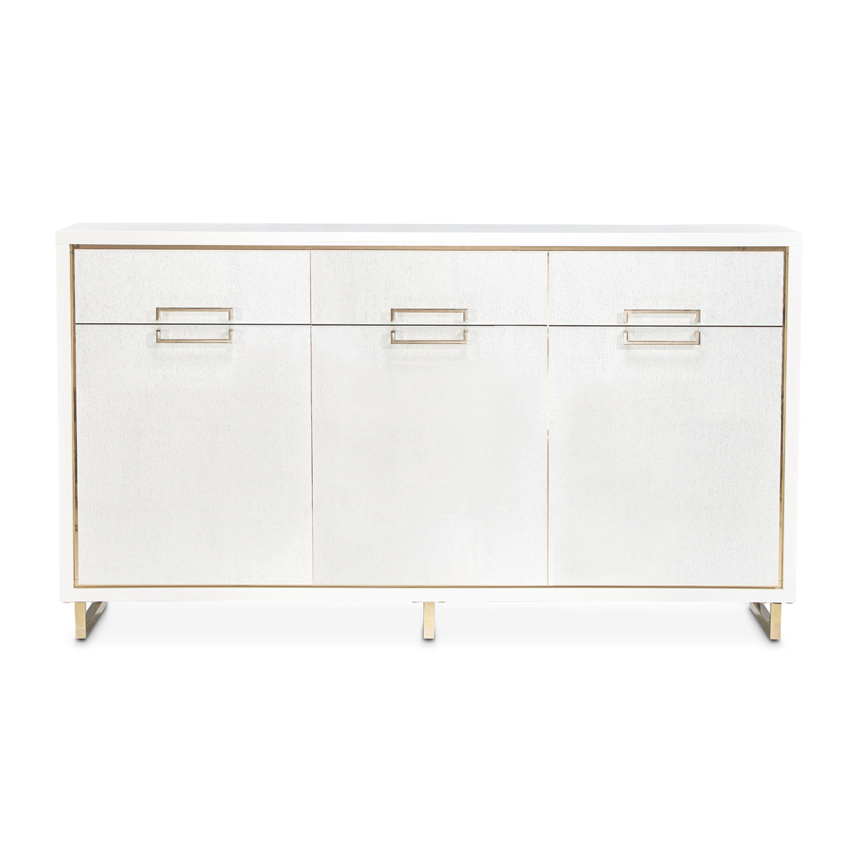 Michael Amini Palm Gate Palm Gate Sideboard Clould White