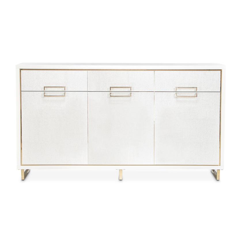 Michael Amini Palm Gate Palm Gate Sideboard Clould White