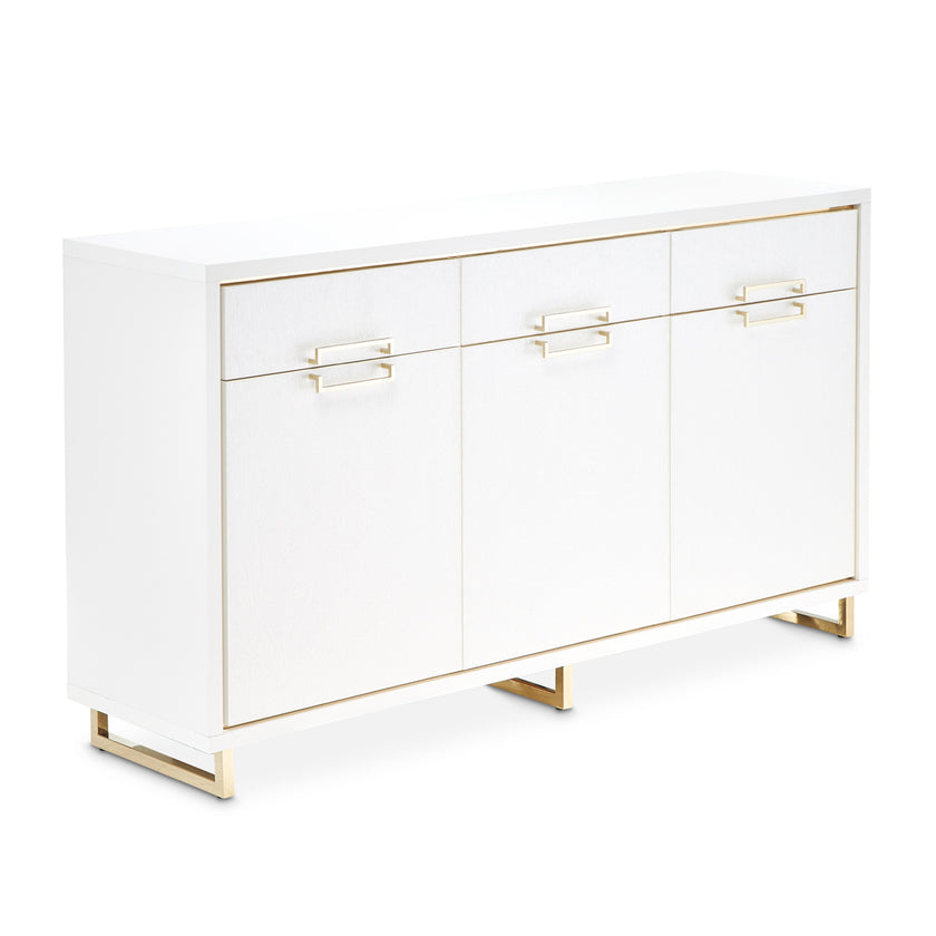 Michael Amini Palm Gate Palm Gate Sideboard Clould White