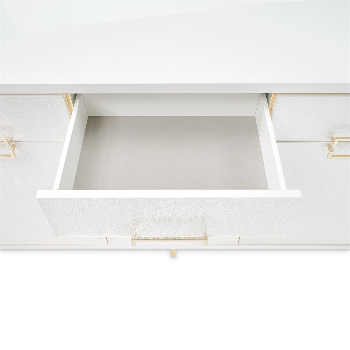 Michael Amini Palm Gate Palm Gate Sideboard Clould White