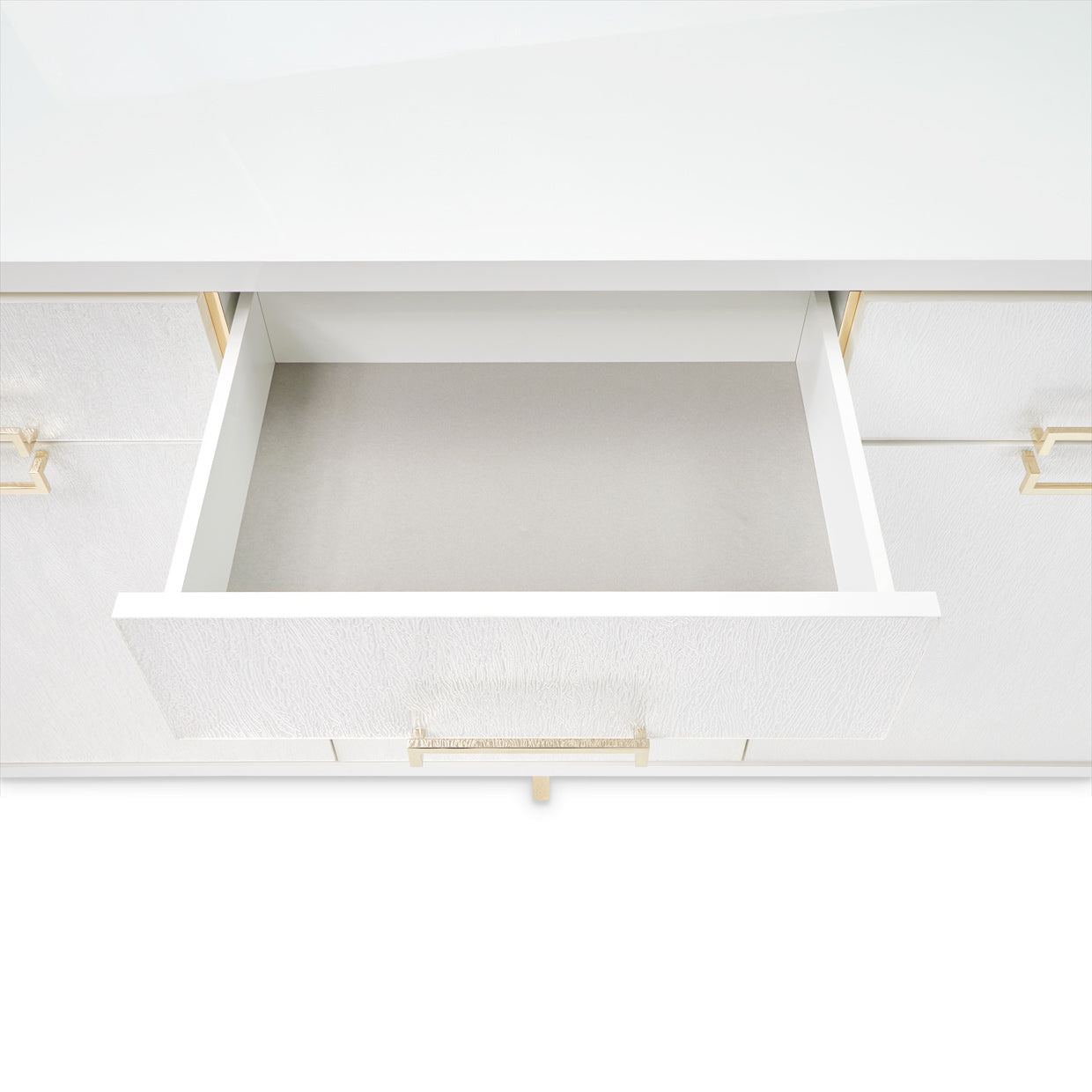 Michael Amini Palm Gate Palm Gate Sideboard Clould White