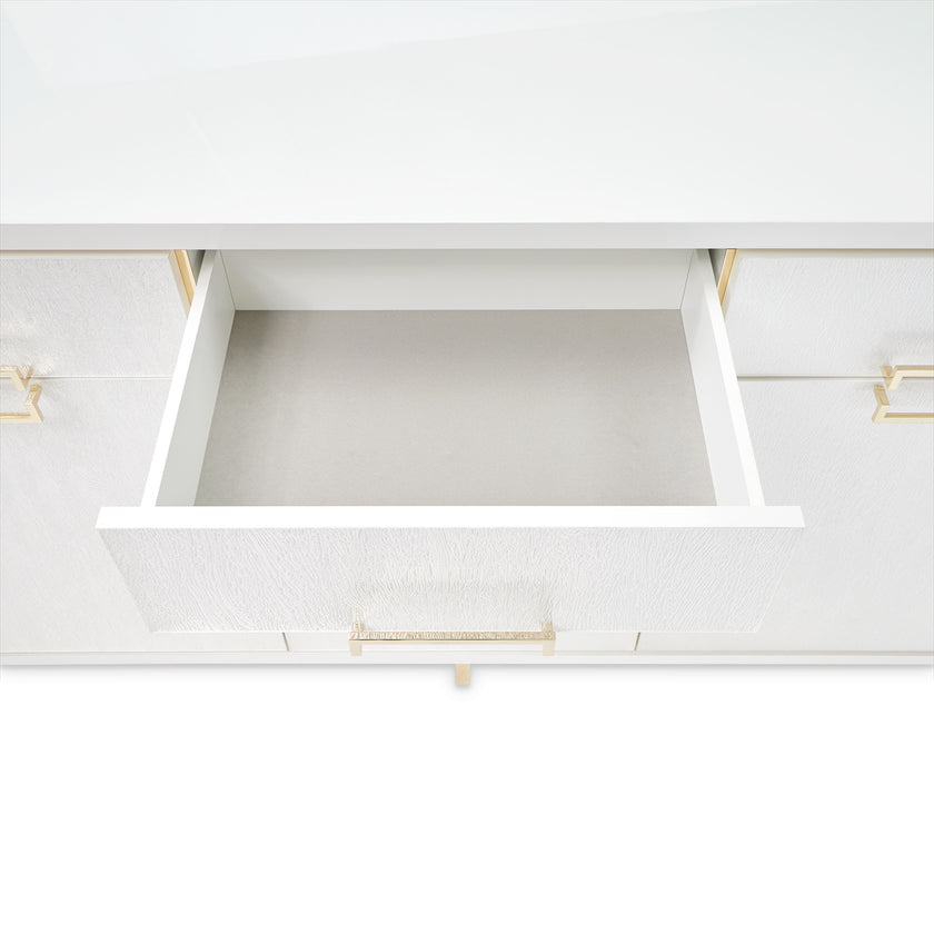 Michael Amini Palm Gate Palm Gate Sideboard Clould White
