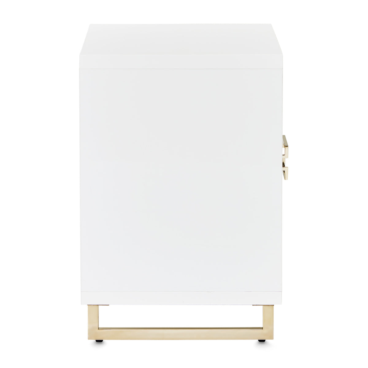 Michael Amini Palm Gate Nightstand Cloud White
