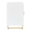 Michael Amini Palm Gate Nightstand Cloud White
