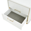 Michael Amini Palm Gate Nightstand Cloud White