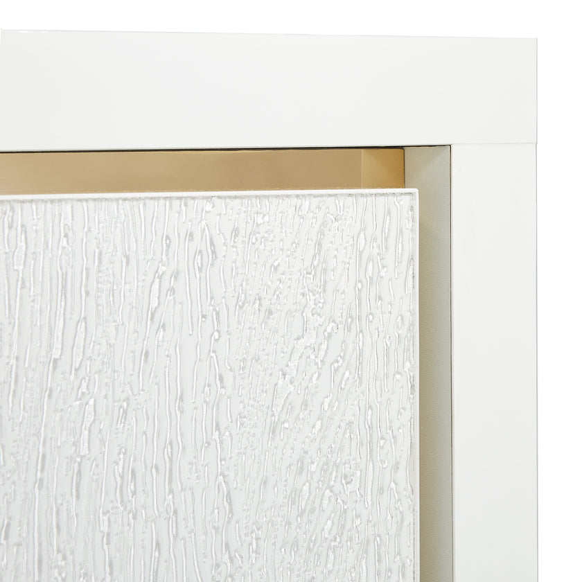 Michael Amini Palm Gate Nightstand Cloud White