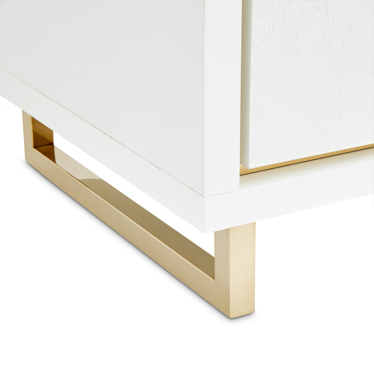 Michael Amini Palm Gate Nightstand Cloud White