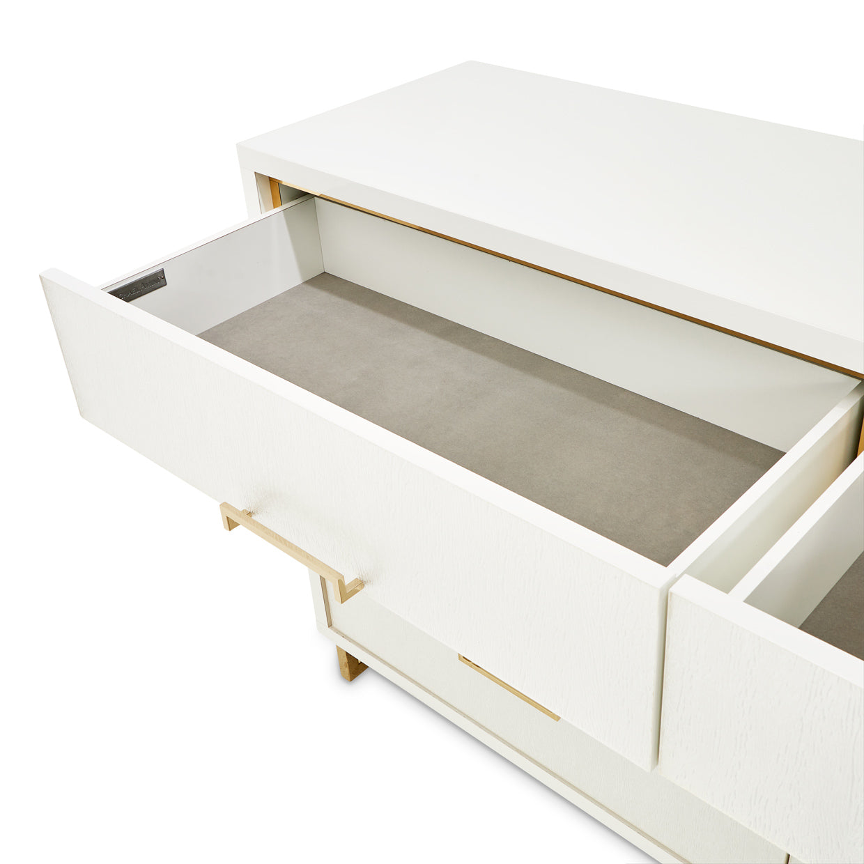 Michael Amini Palm Gate Dresser Cloud White