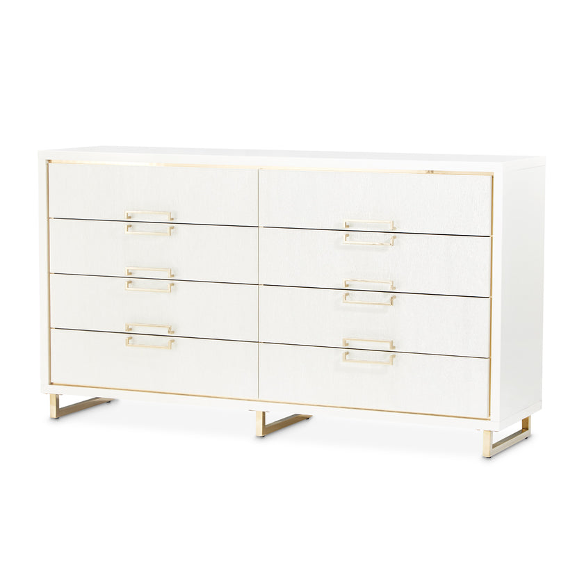 Michael Amini Palm Gate Dresser Cloud White
