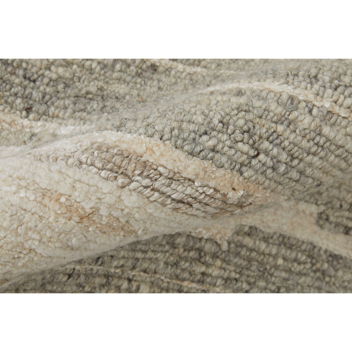 Feizy Navaro 8915F Modern Gradient & Ombre Rug in Ivory/Tan