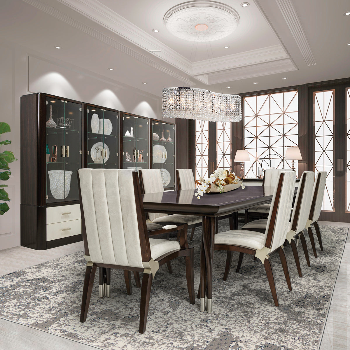Michael Amini Paris Chic Assembled. Arm Chair Espresso
