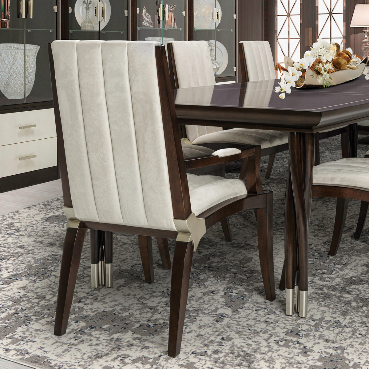 Michael Amini Paris Chic Assembled. Arm Chair Espresso