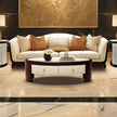 Michael Amini Paris Chic Oval Cocktail Table