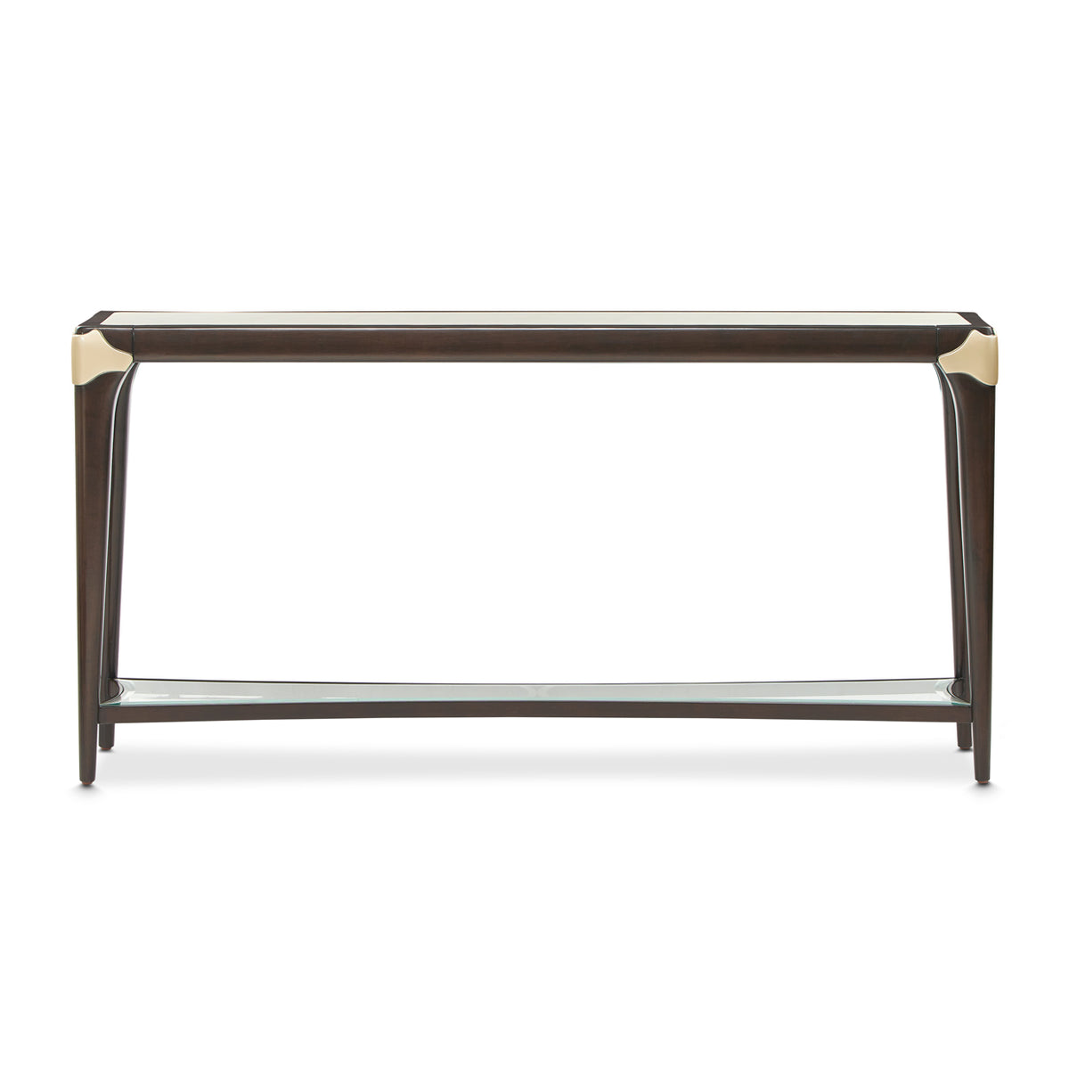 Michael Amini Paris Chic Console Table Espresso