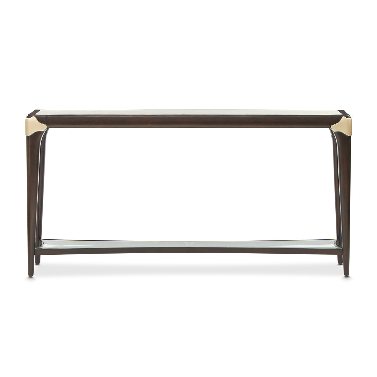 Michael Amini Paris Chic Console Table Espresso