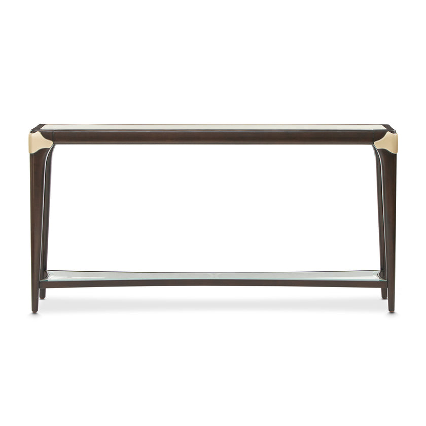 Michael Amini Paris Chic Console Table Espresso