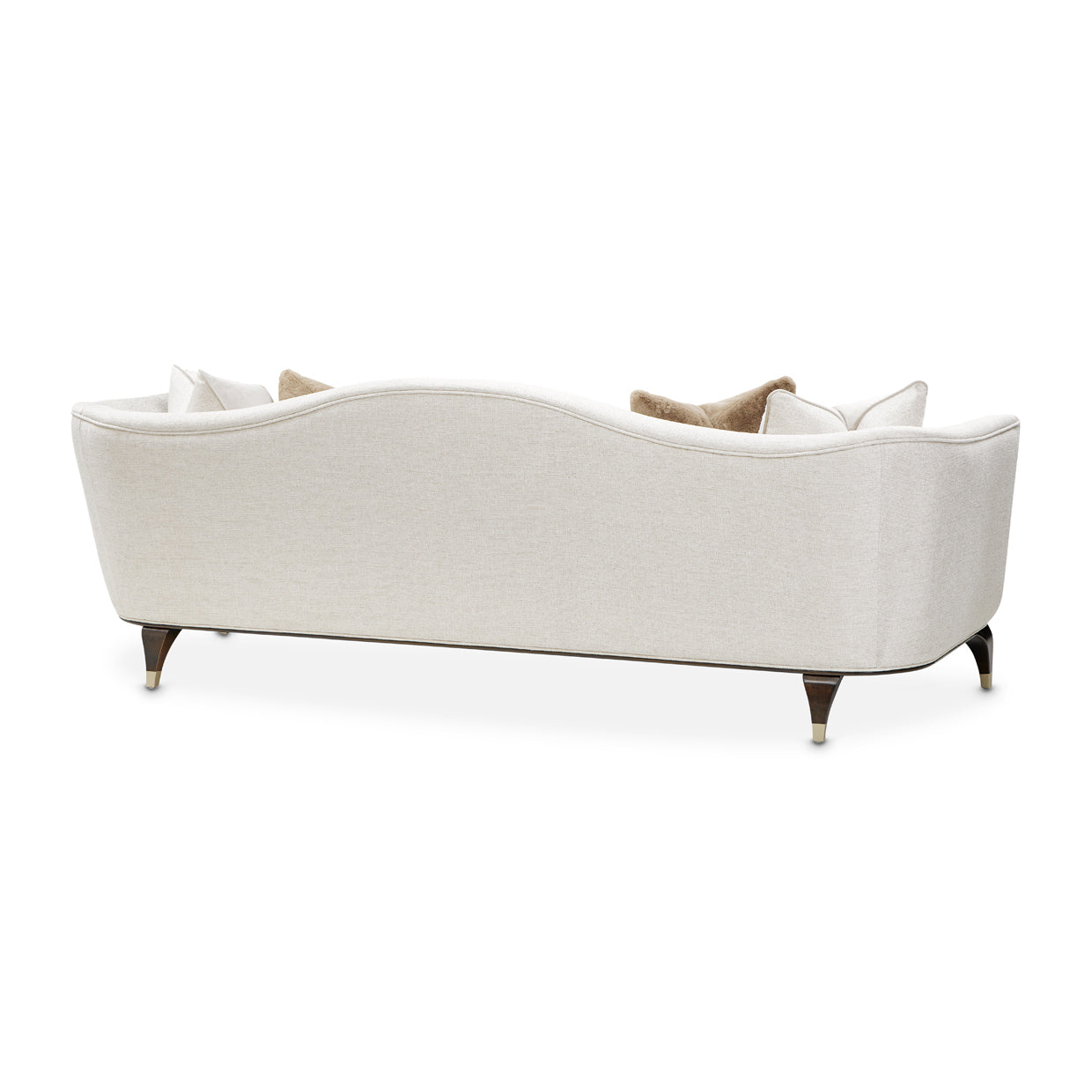 Michael Amini Paris Chic Sofa Cremini Espresso