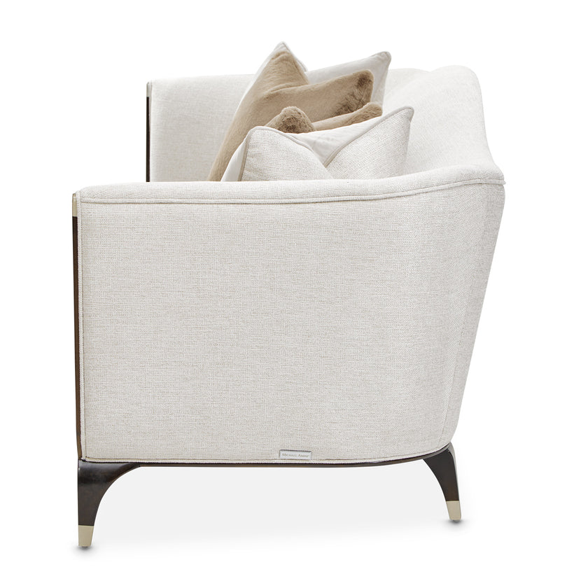 Michael Amini Paris Chic Sofa Cremini Espresso