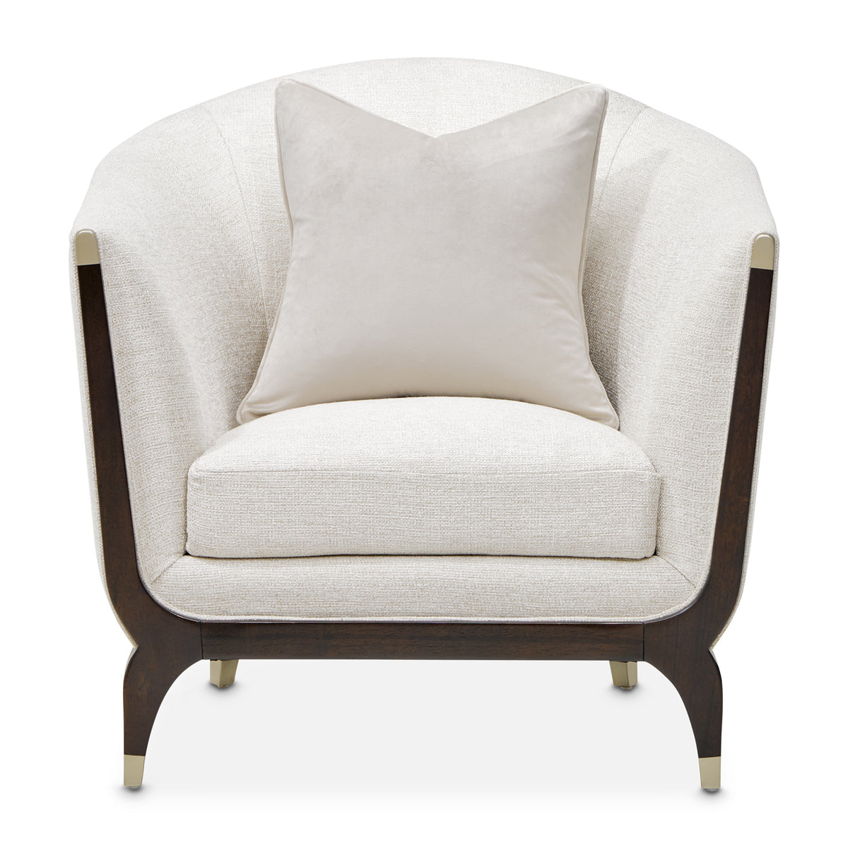 Michael Amini Paris Chic Matching Chair Cremini Espresso