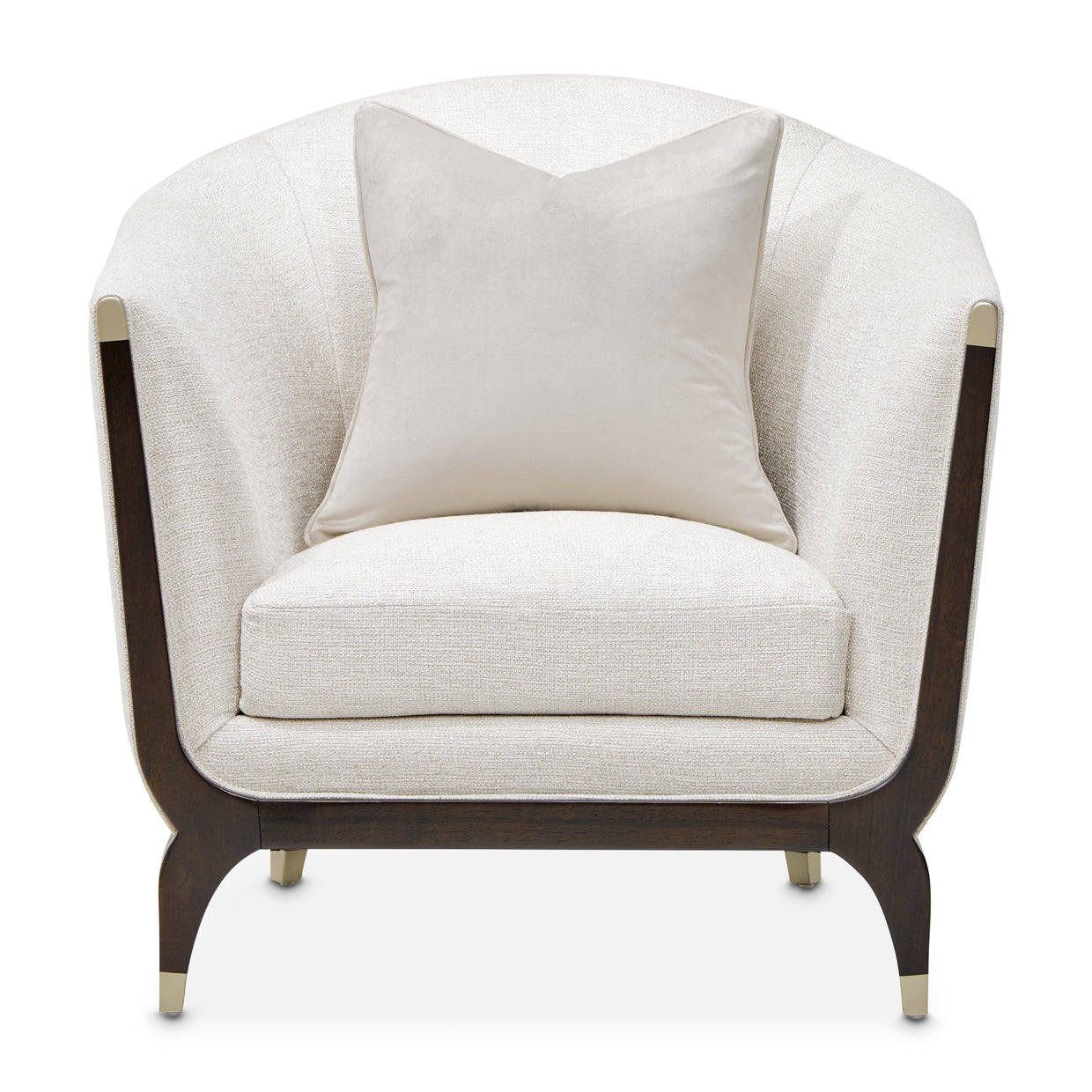 Michael Amini Paris Chic Matching Chair Cremini Espresso