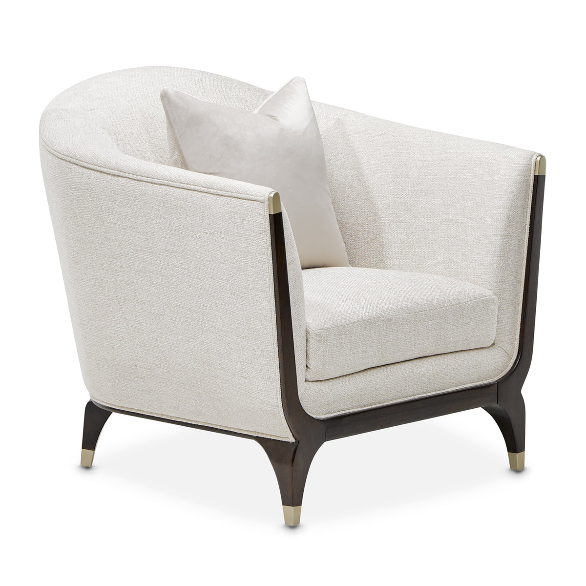 Michael Amini Paris Chic Matching Chair Cremini Espresso