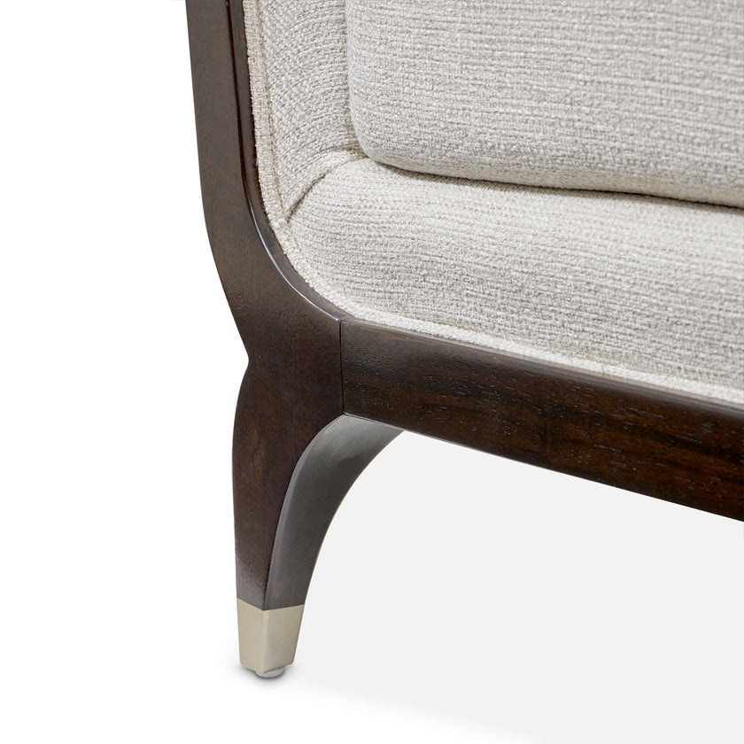 Michael Amini Paris Chic Matching Chair Cremini Espresso