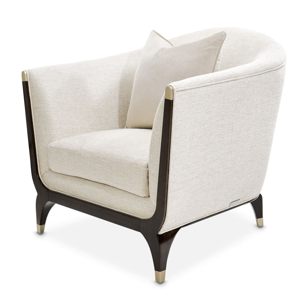 Michael Amini Paris Chic Matching Chair Cremini Espresso