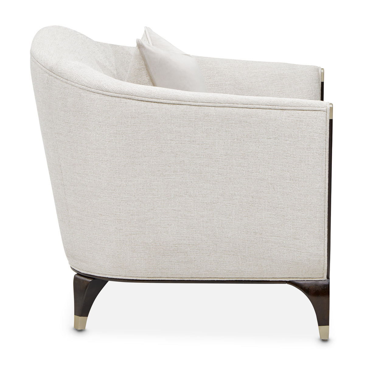 Michael Amini Paris Chic Matching Chair Cremini Espresso