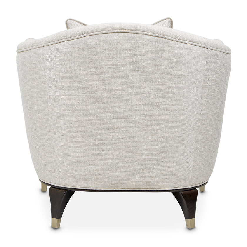 Michael Amini Paris Chic Matching Chair Cremini Espresso