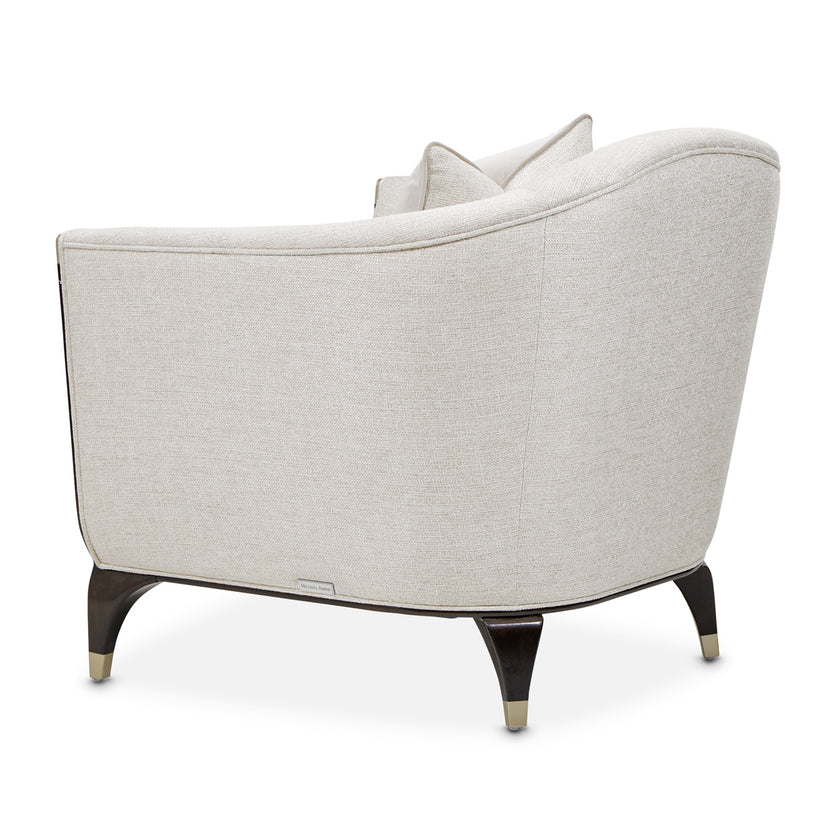 Michael Amini Paris Chic Matching Chair Cremini Espresso