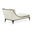 Michael Amini Paris Chic Armless Chaise Cremini Espresso