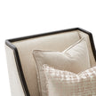 Michael Amini Paris Chic Armless Chaise Cremini Espresso