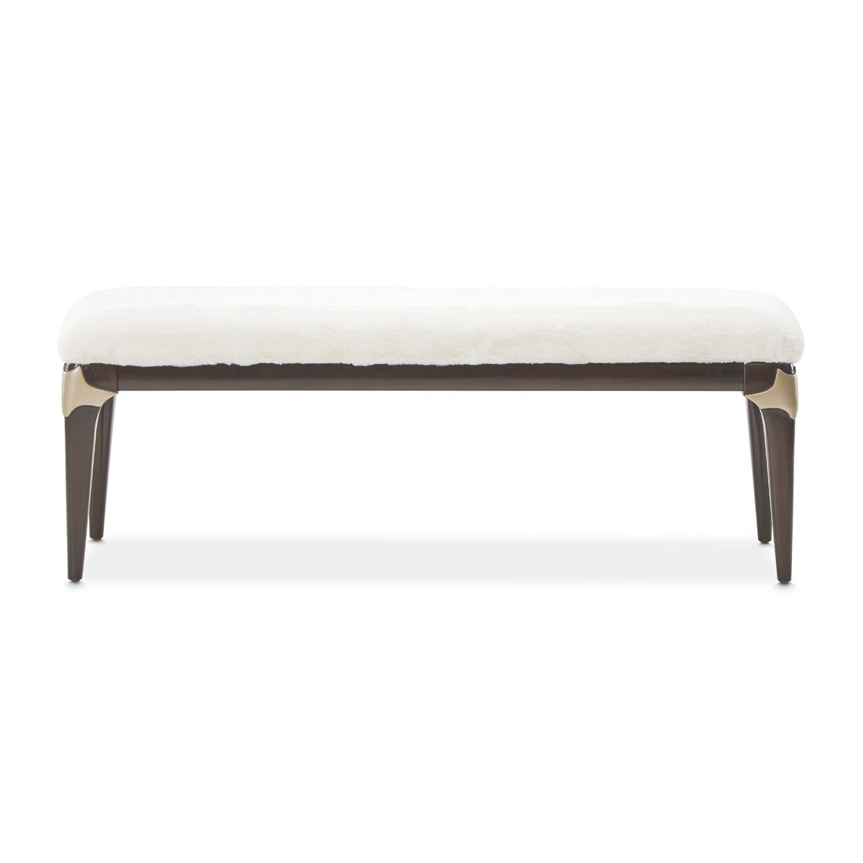 Michael Amini Paris Chic Bed Bench Espresso