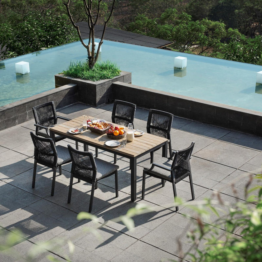 Woodbridge Furniture Bellevue Outdoor Stackable Side Chair