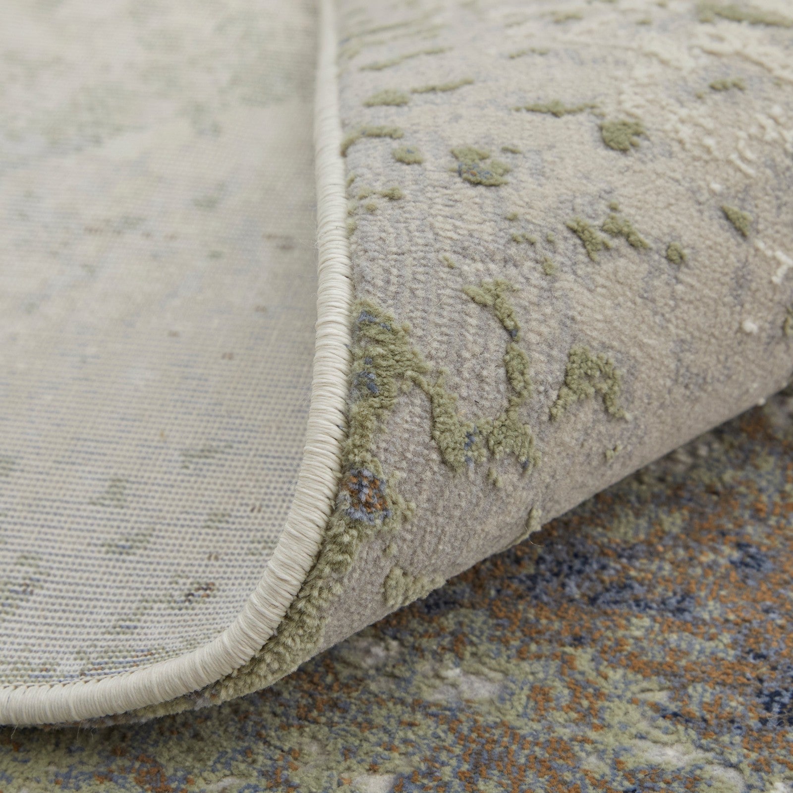 Feizy Clio 39LVF Modern Abstract in Taupe/Brown/Black