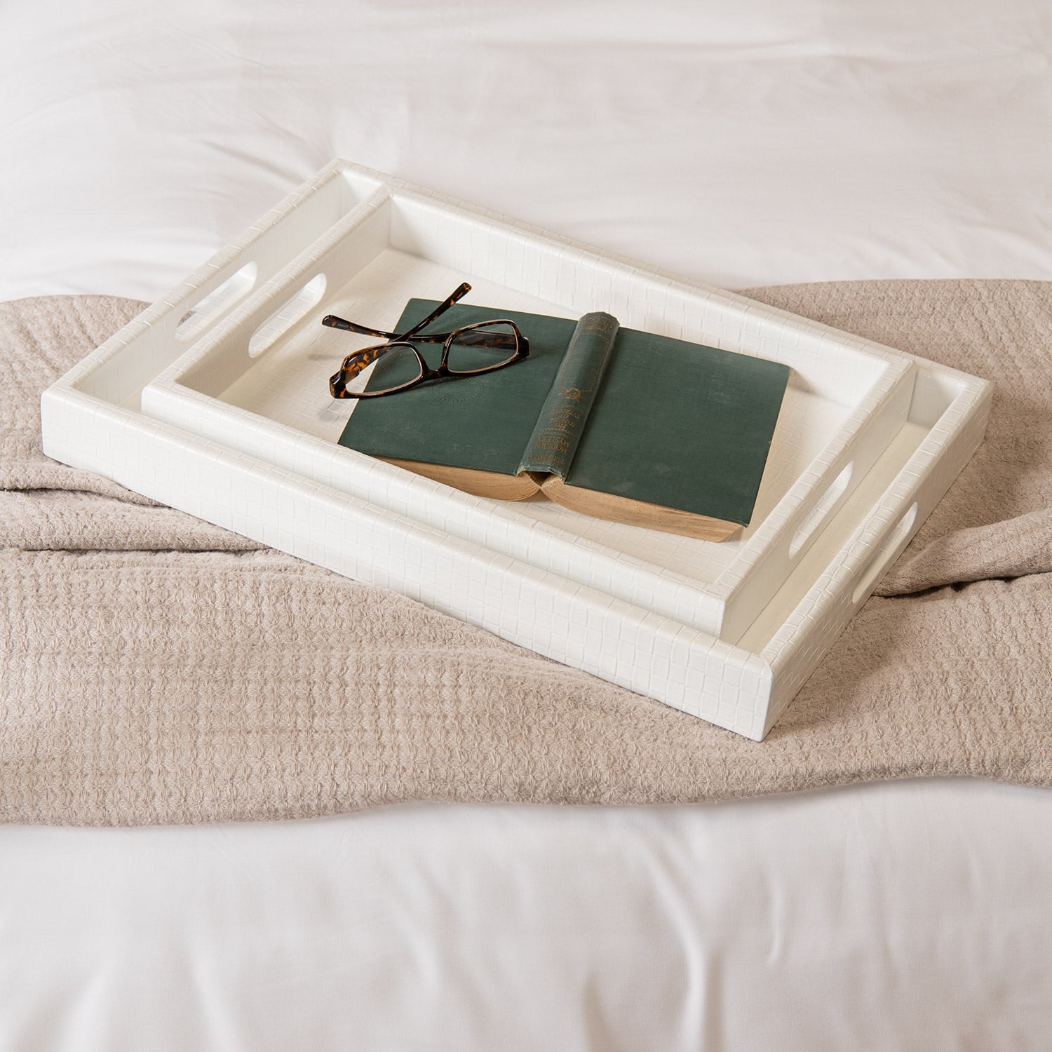 Ambrose Rectangular Tray - Set of 2