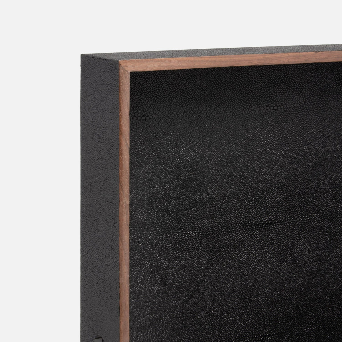 Amina Faux Shagreen Tray - Set of 3