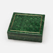 Austen Faux Malachite Box