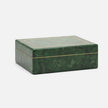 Austen Faux Malachite Box
