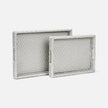Avanna Faux Wicker Tray - Set of 2