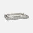 Avanna Faux Wicker Tray - Set of 2