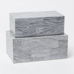 Bacall Stone Box - Set of 2