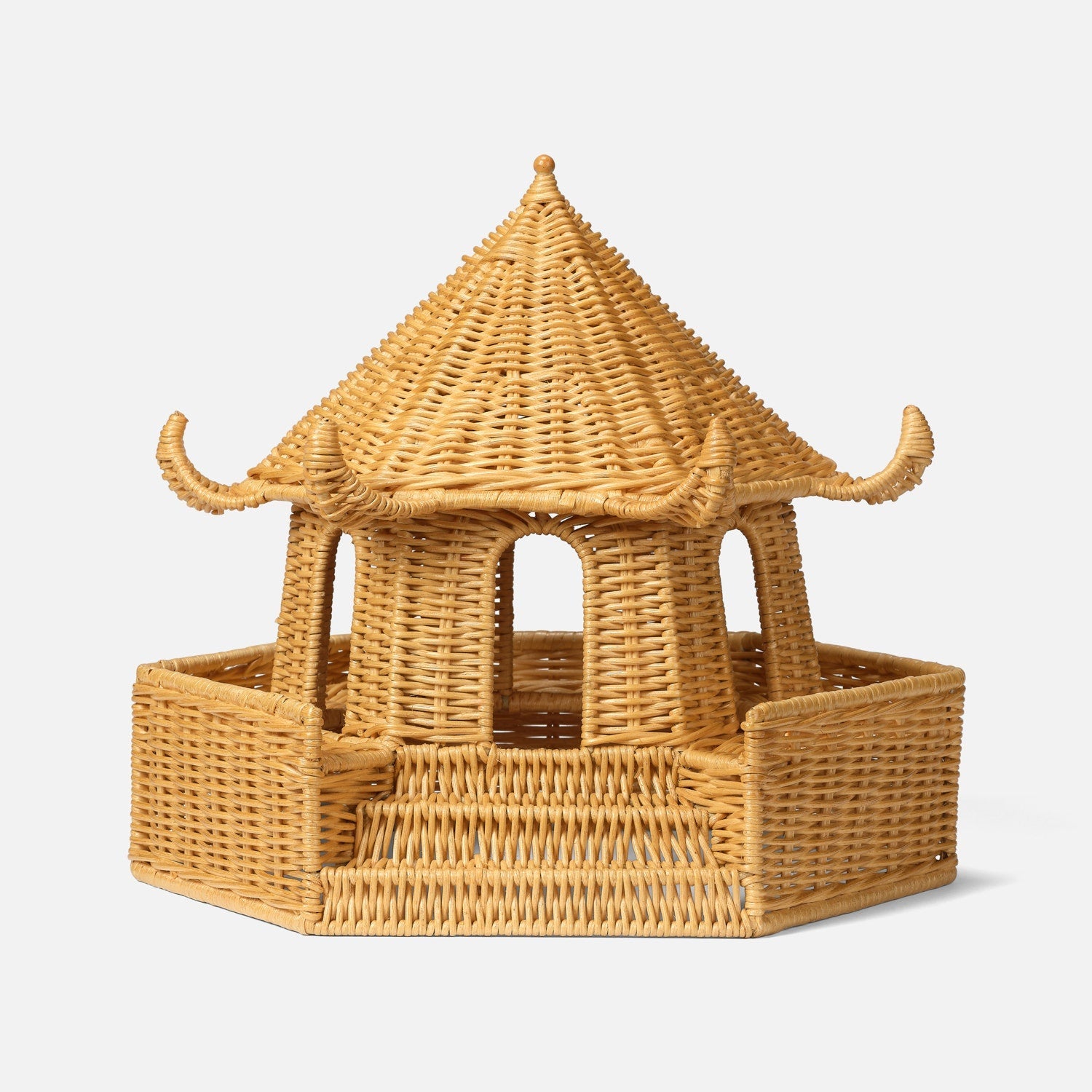 Bardot Rattan Pagoda Sculptures