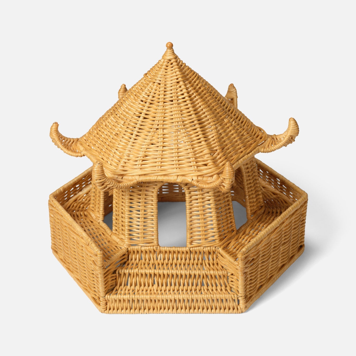 Bardot Rattan Pagoda Sculptures