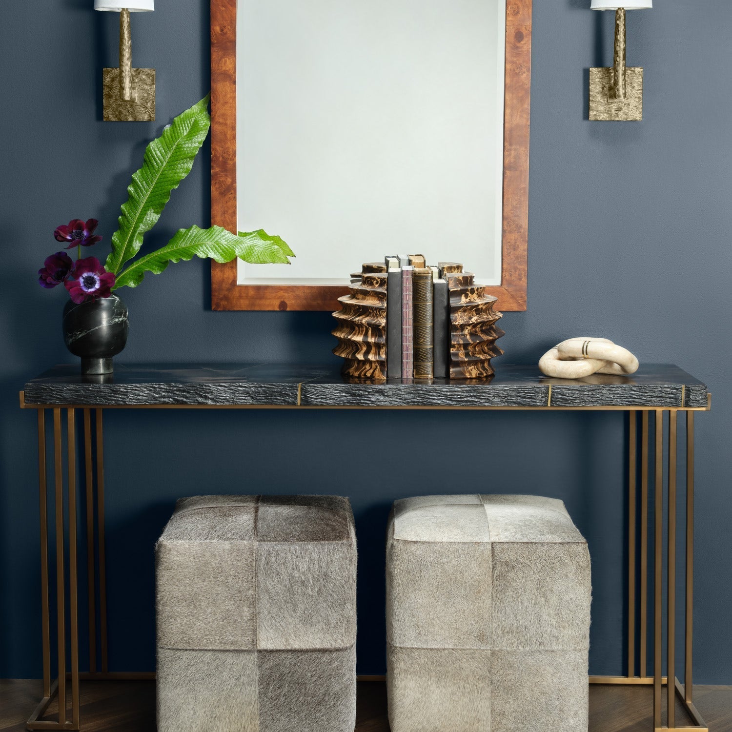 Baylor Mango Wood Bookend Set
