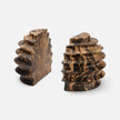 Baylor Mango Wood Bookend Set