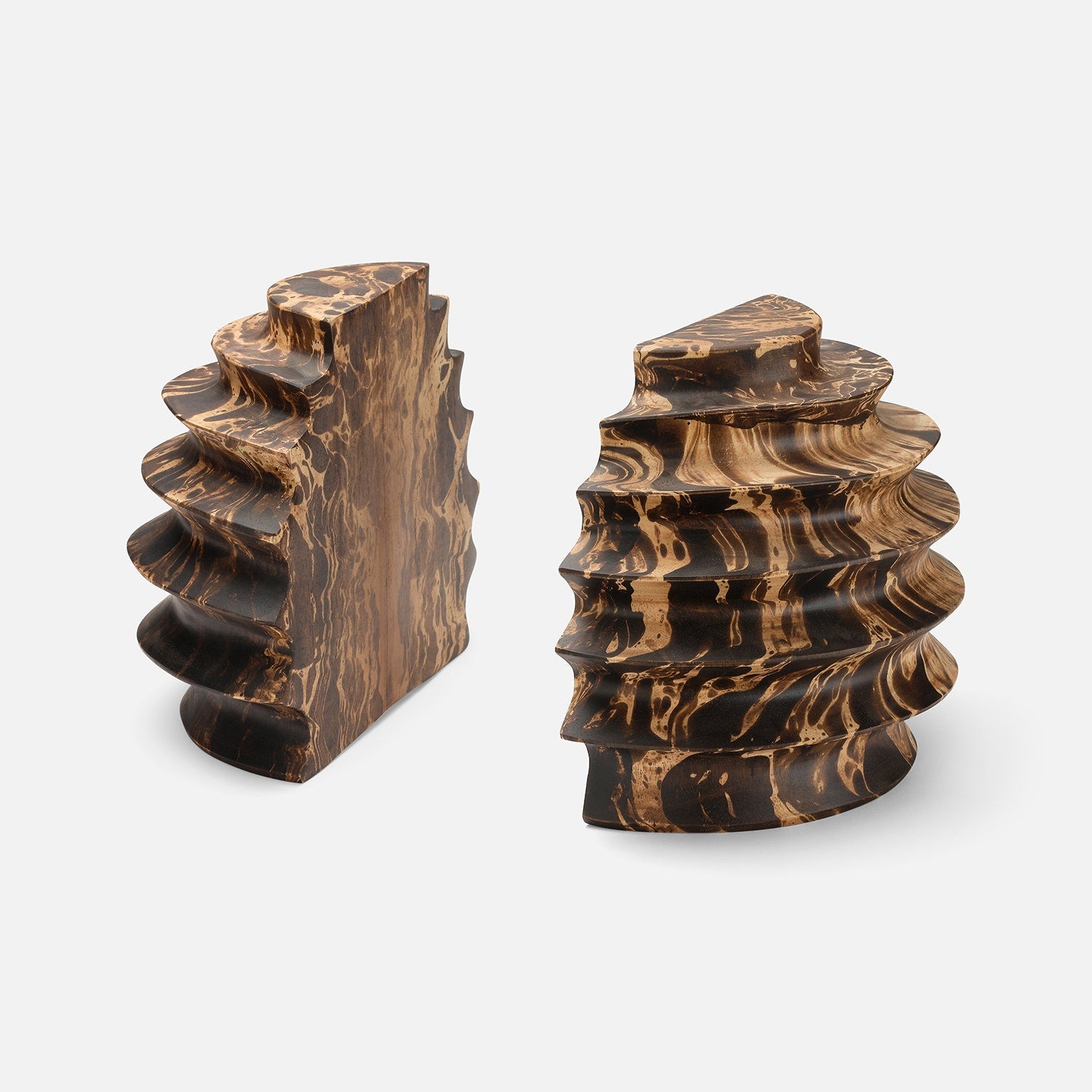 Baylor Mango Wood Bookend Set