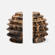 Baylor Mango Wood Bookend Set