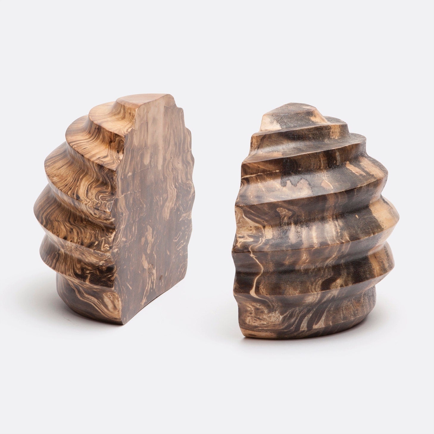 Baylor Mango Wood Bookend Set